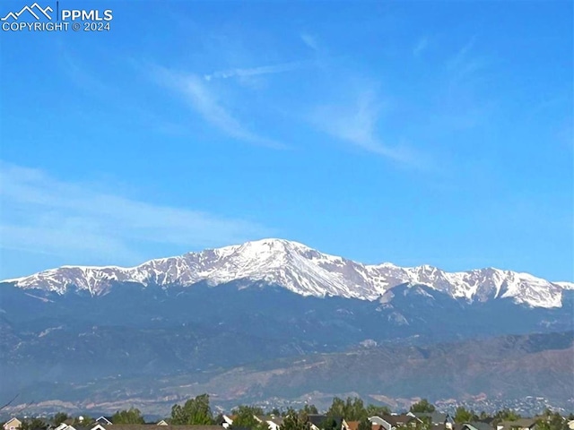 view of mountain feature