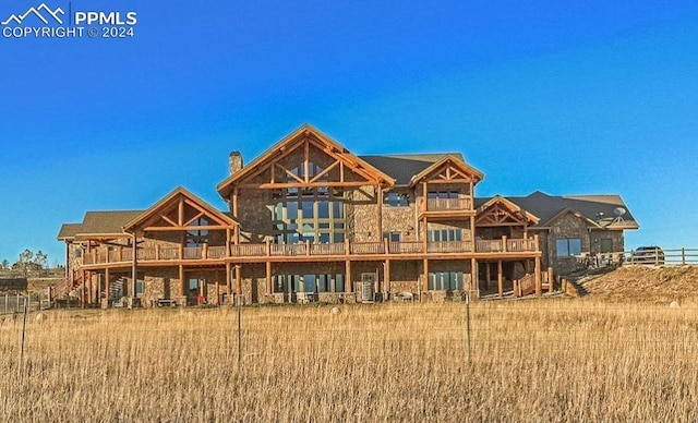 view of rear view of house