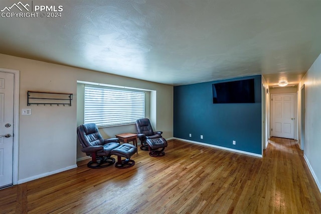 unfurnished room featuring wood-type flooring