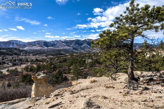 view of mountain feature