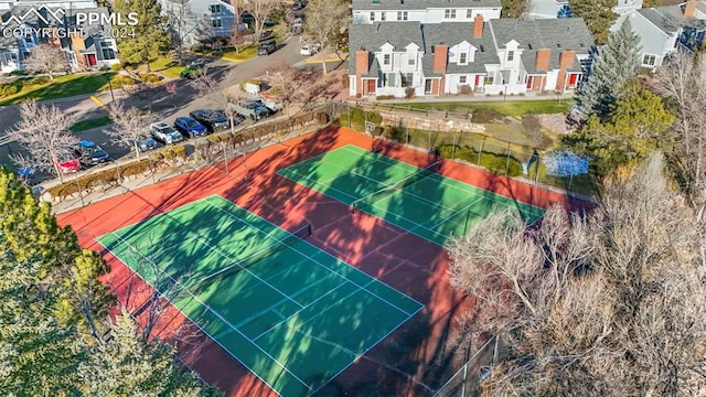 view of sport court