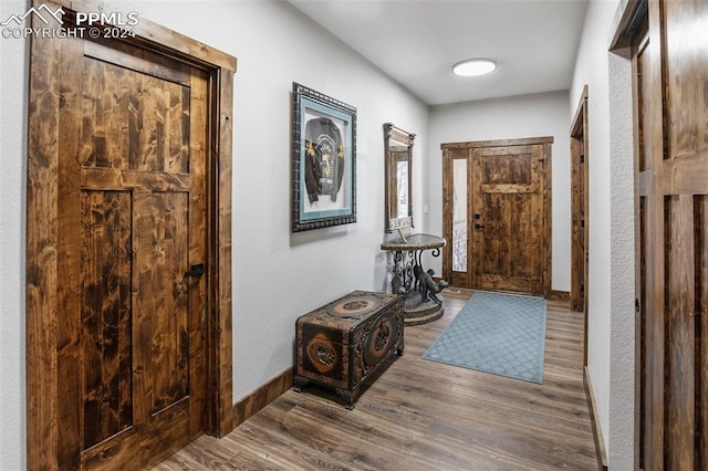 interior space featuring hardwood / wood-style floors