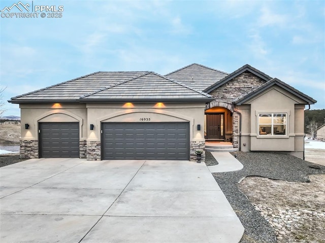 ranch-style house with a garage