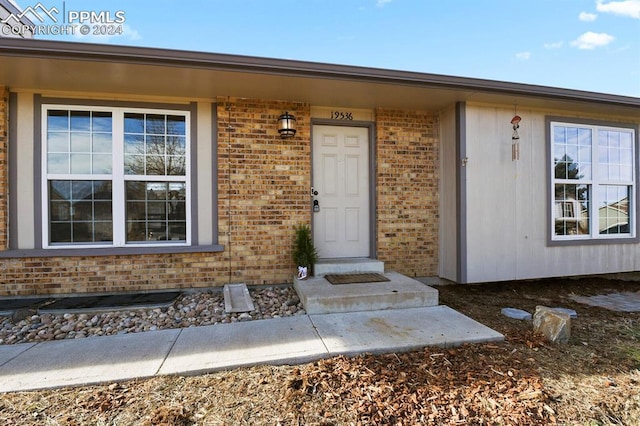 view of entrance to property