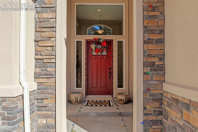 view of property entrance