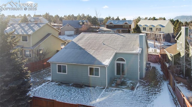 view of rear view of house