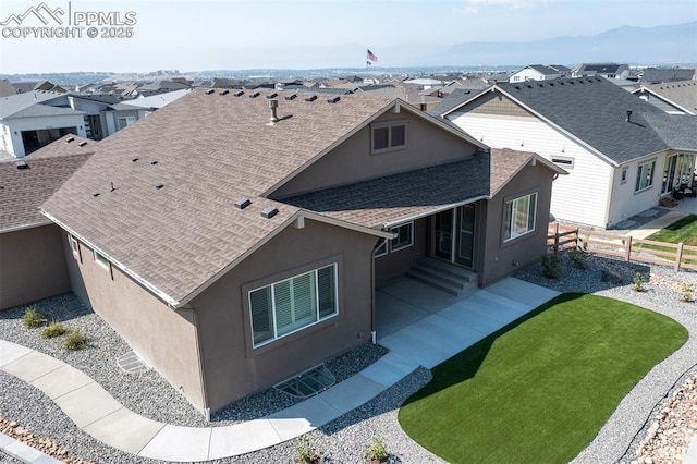 rear view of house with a patio area