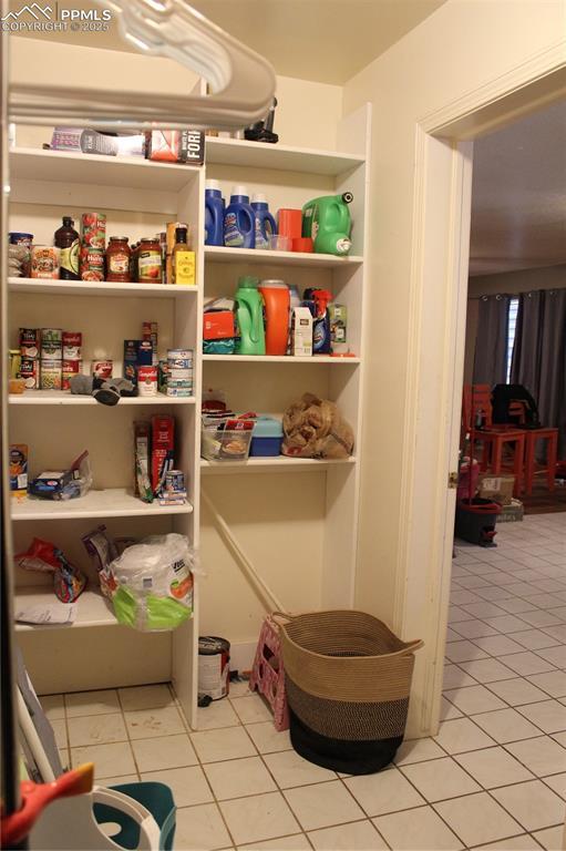 view of pantry