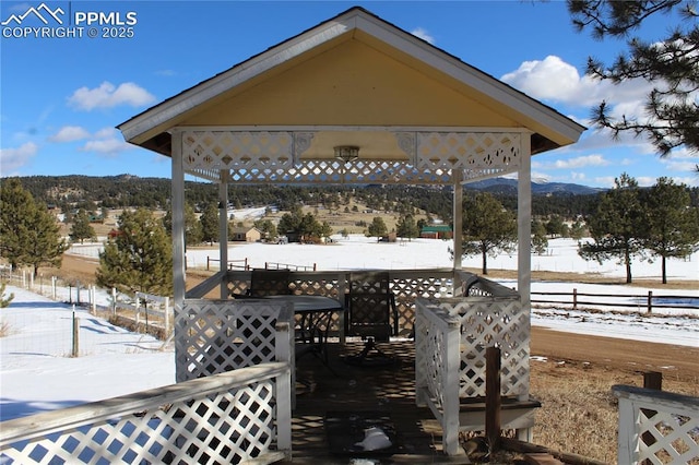 surrounding community featuring a mountain view