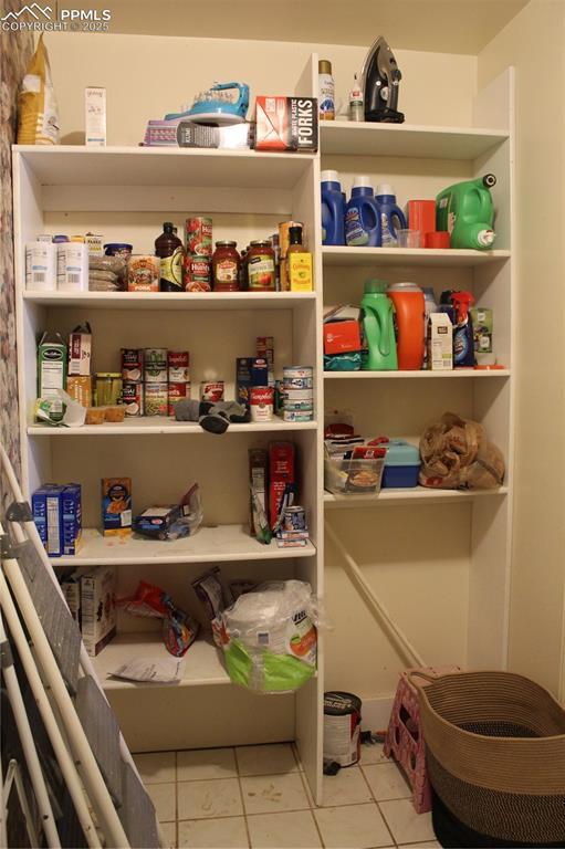 view of pantry