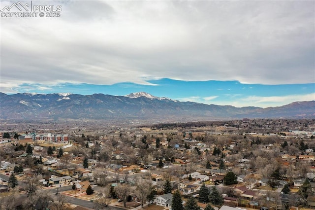 view of mountain feature