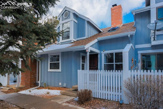 view of front of home