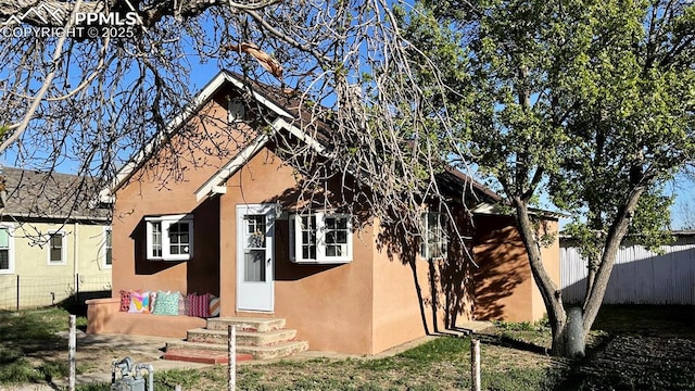 view of front of home