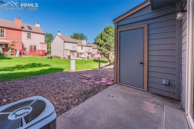 exterior space with a patio area