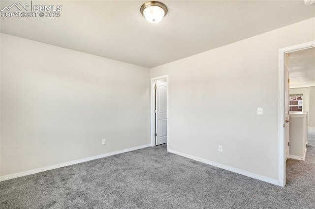 empty room featuring carpet