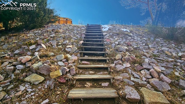 view of stairs