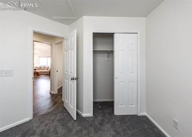 view of closet