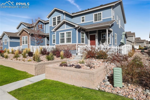 craftsman-style house featuring a porch