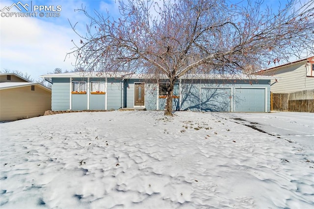 view of ranch-style house