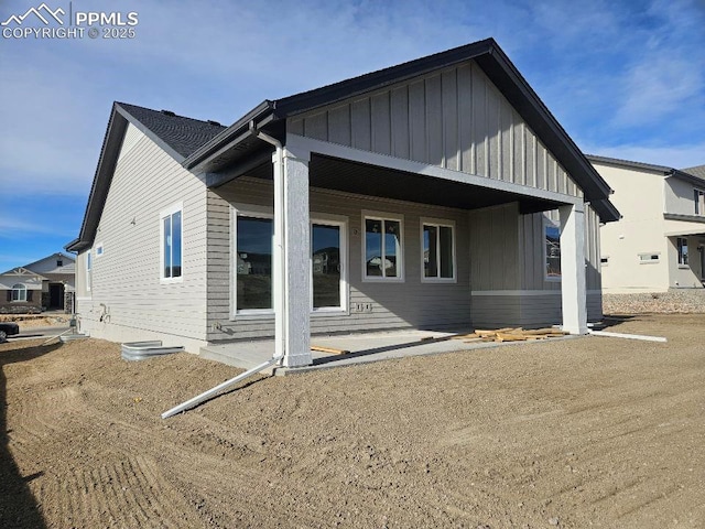 view of rear view of house