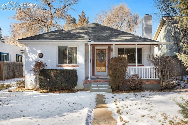 view of bungalow