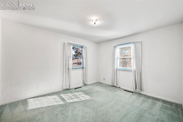 empty room with carpet and plenty of natural light