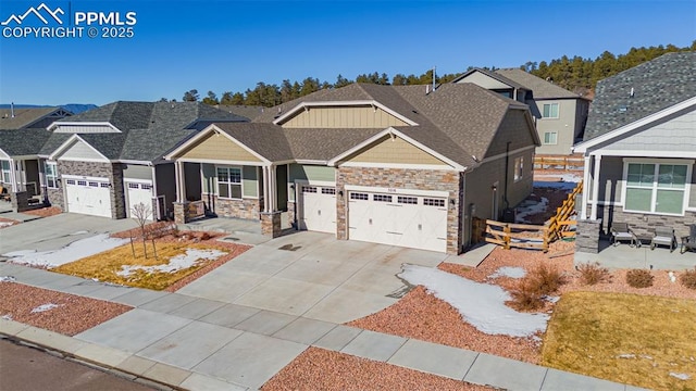 view of craftsman inspired home