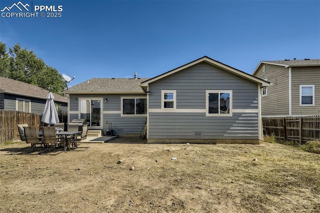 view of rear view of house