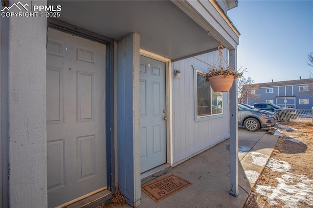 view of entrance to property