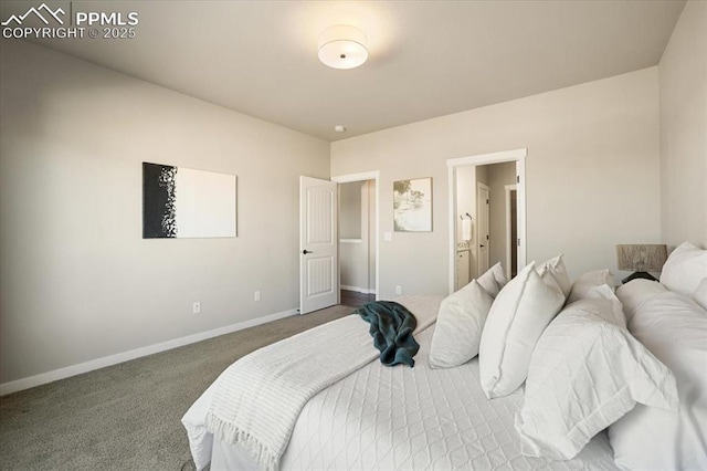 bedroom featuring carpet flooring