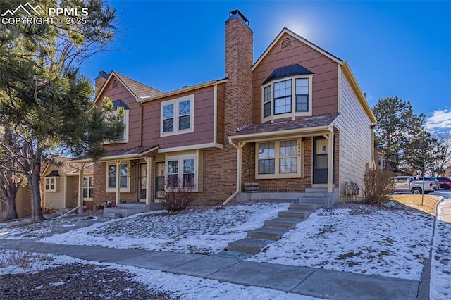 view of front of home featuring a porch