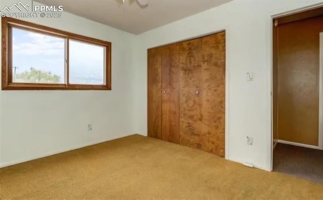 unfurnished bedroom with carpet