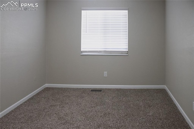 carpeted empty room with a wealth of natural light