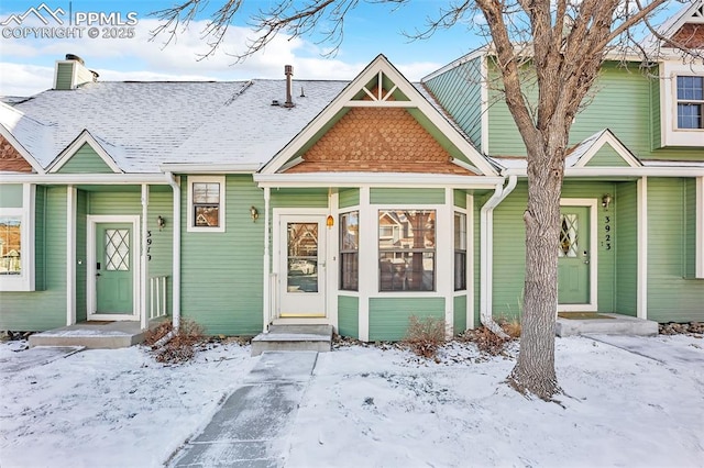 view of front of home