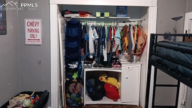 view of closet