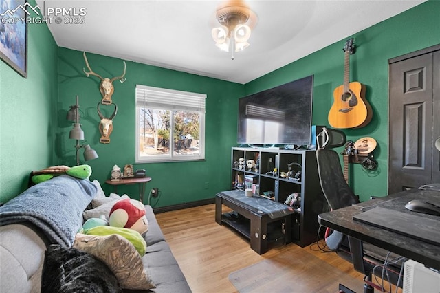 interior space featuring hardwood / wood-style floors