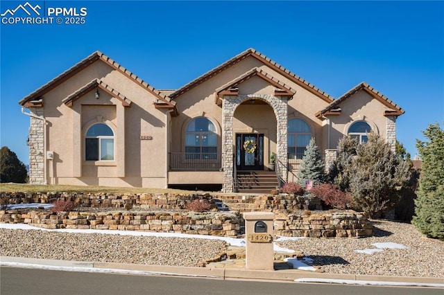 view of mediterranean / spanish-style home