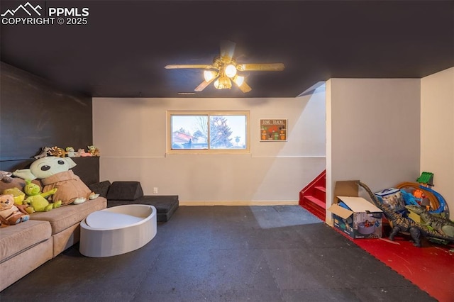 2841 Pinnacle Dr, Colorado Springs, CO 80910 - interior space featuring ceiling fan