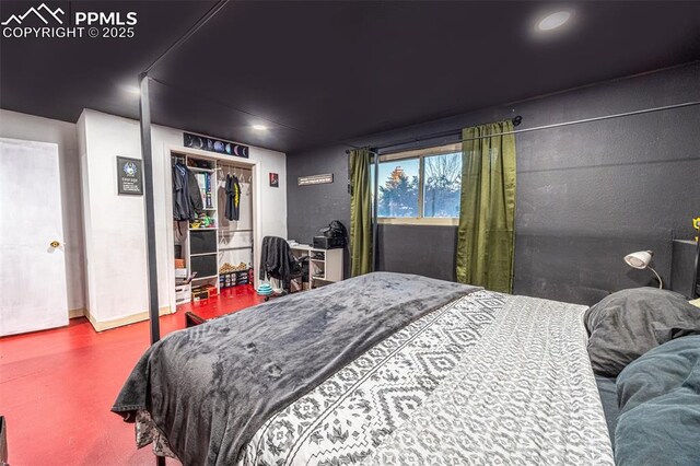 2841 Pinnacle Dr, Colorado Springs, CO 80910 - bedroom with a closet