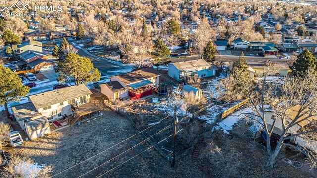 2841 Pinnacle Dr, Colorado Springs, CO 80910 - birds eye view of property