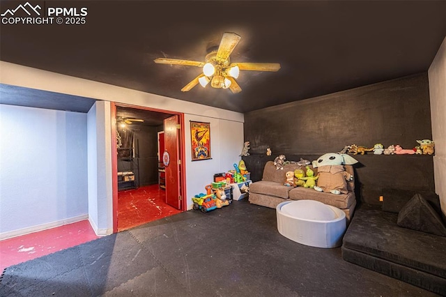 2841 Pinnacle Dr, Colorado Springs, CO 80910 - bedroom featuring ceiling fan