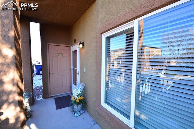 view of entrance to property