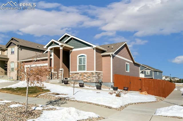 view of craftsman house