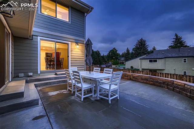 view of patio / terrace