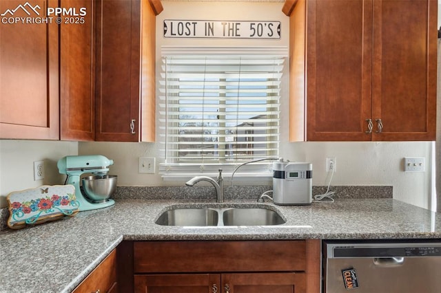 kitchen featuring sink and stainless steel dishwasher