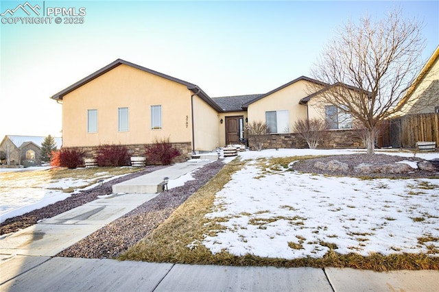 view of ranch-style house