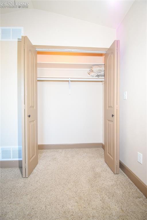 view of closet