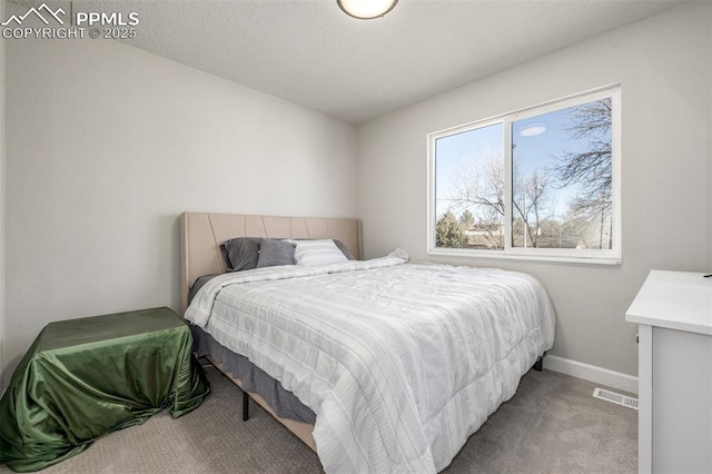 bedroom with carpet