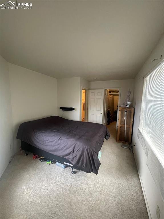 unfurnished bedroom featuring carpet flooring