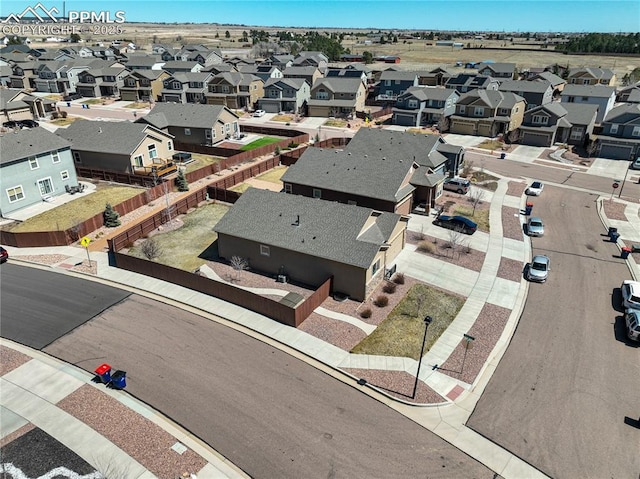 aerial perspective of suburban area